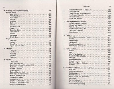 Native American Crafts & Skills Book by David Montgomery - Wilderness Survival Guide