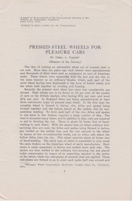 Vintage Automotive Ephemera Collection 1915-1960s | Classic Car Memorabilia