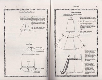 Native American Crafts & Skills Book by David Montgomery - Wilderness Survival Guide