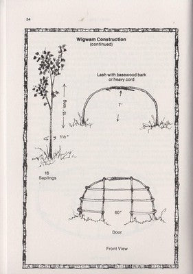 Native American Crafts & Skills Book by David Montgomery - Wilderness Survival Guide