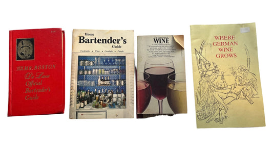 Vintage Bartender's Guide Collection - 4 Classic Drink Books 1968-1978