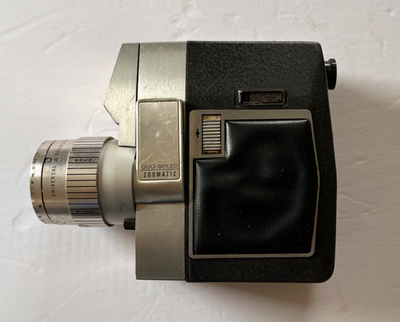 Vintage Bell & Howell Duo Speed Zoomatic 8mm Movie Camera - Collectible Film Equipment