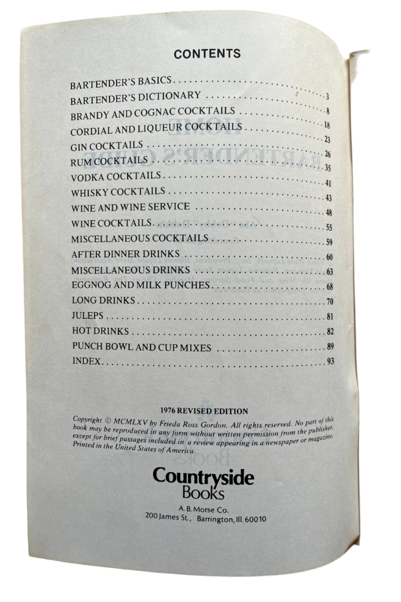 Vintage Bartender's Guide Collection - 4 Classic Drink Books 1968-1978