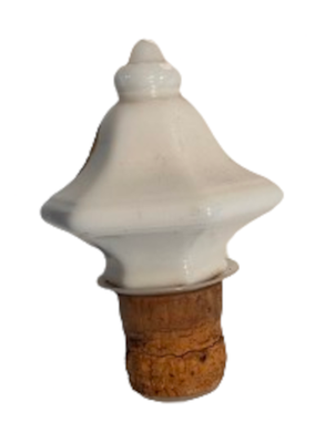 Vintage 1965 Jim Beam Shepherd Cameo Blue Milk Glass Decanter - Collectible Whiskey Bottle