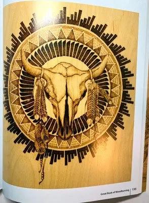 Great Book of Woodburning by Lora S. Irish - Complete Pyrography Guide & Pattern Book