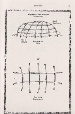 Native American Crafts & Skills Book by David Montgomery - Wilderness Survival Guide