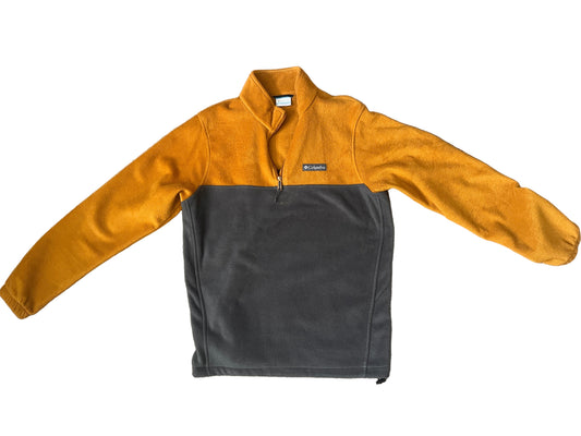 Yellow and black fleece jacket 