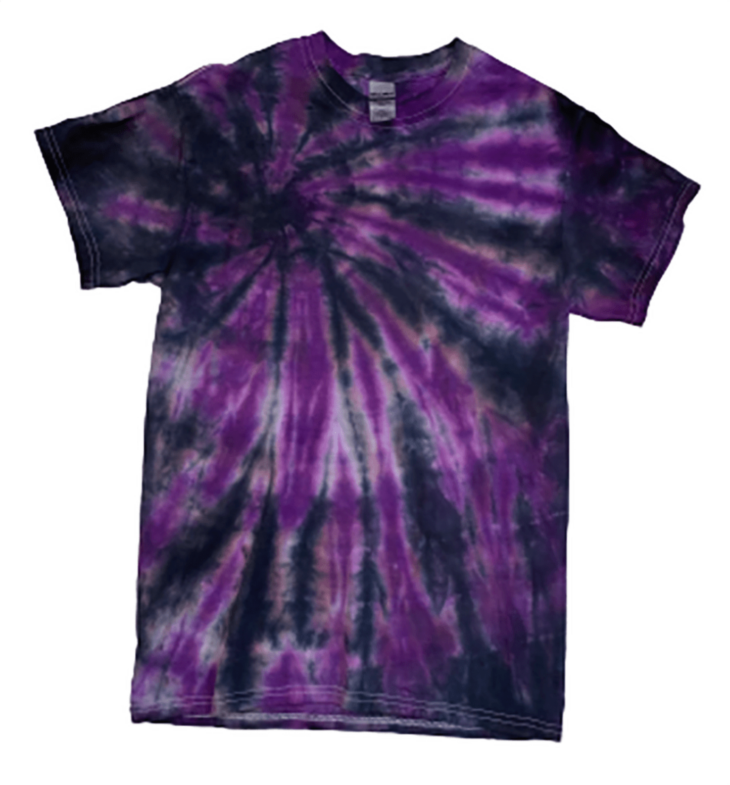 Nightshade Purple Black Tie-Dye T-Shirt - Gothic Alternative Fashion Tee