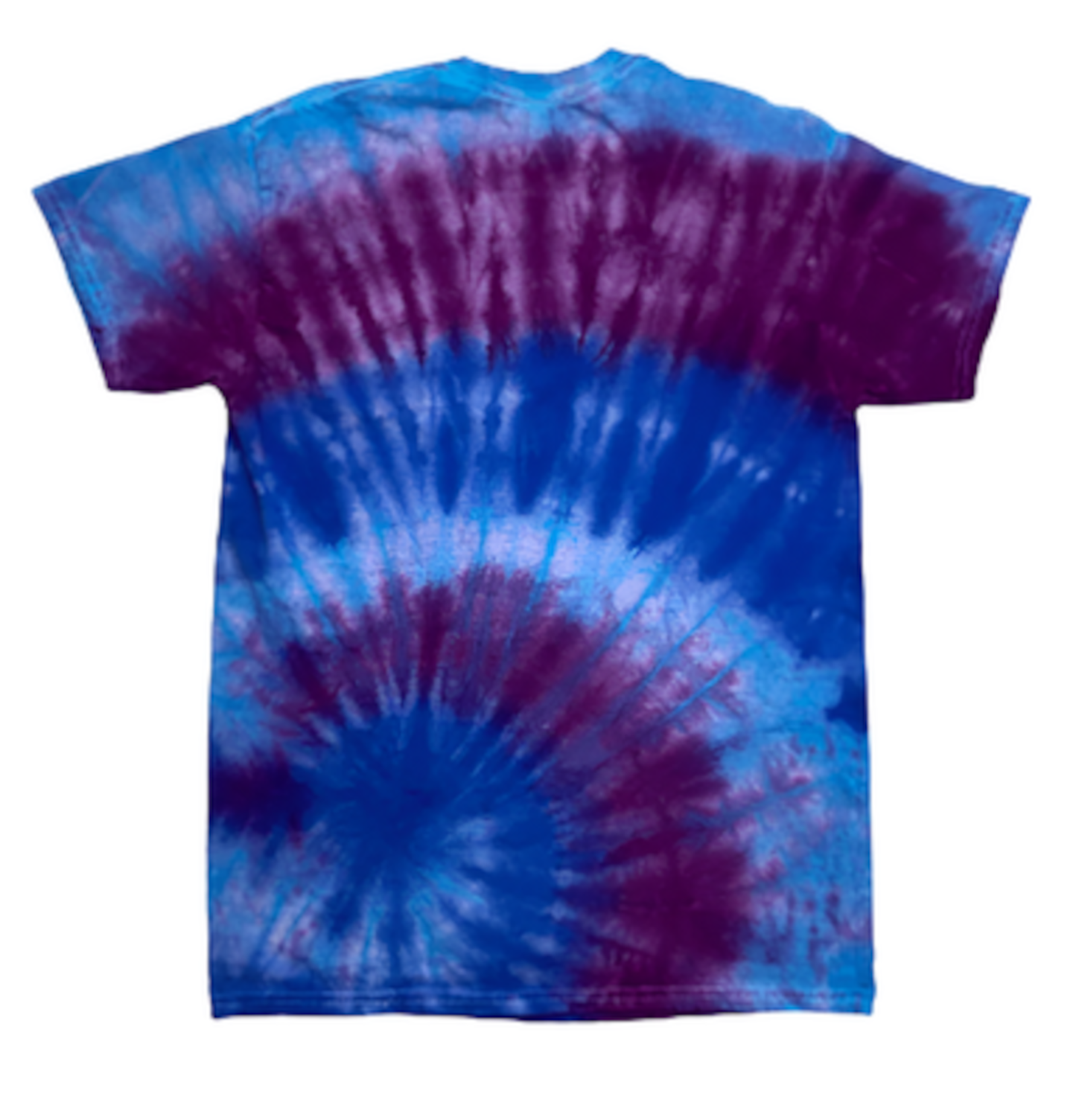 Purple Blue Deep Space Tie-Dye T-Shirt - Cosmic Galaxy Hand-Dyed Tee