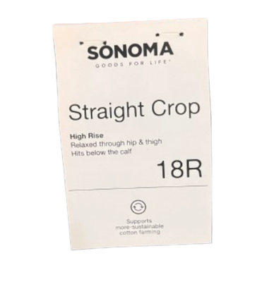 Sonoma Goods For Life High Rise Straight Crop Jeans - Image 5