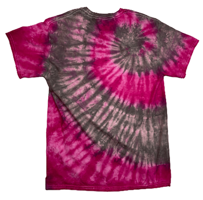 Pink & Gray Tie-Dye T-Shirt | Edgy Alt Fashion Tee - Image 2