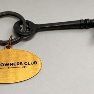 The 'Key' to Tone: Limited Edition Martin Owners Club Pewter & Brass Keychain (Shhh, It Doesn't Open Anything)