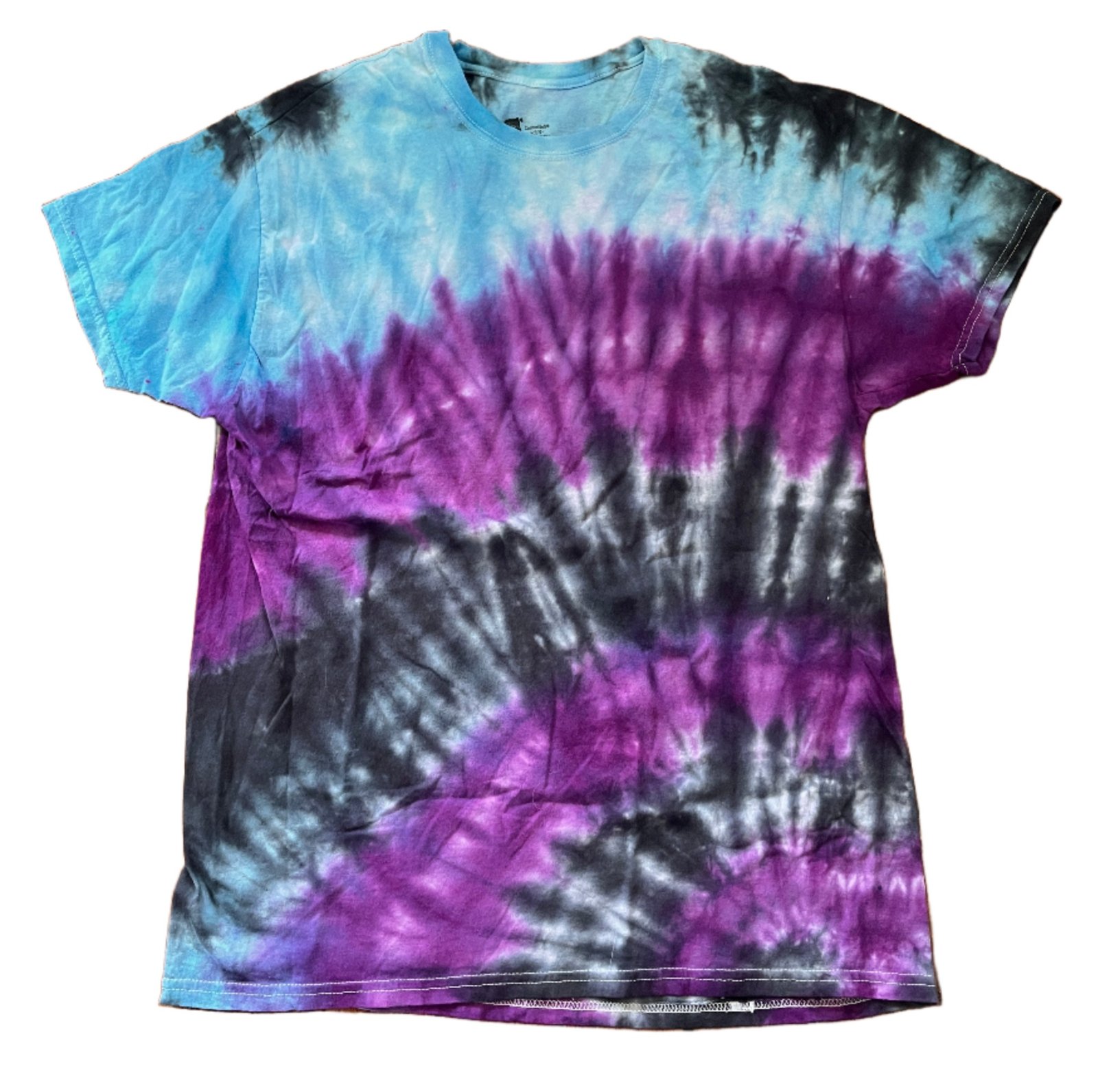 Twilight Galaxy Tie-Dye T-Shirt | Purple, Blue & Black