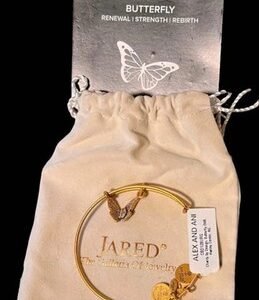 Alex and Ani Butterfly Charm Bangle | Renewal & Strength