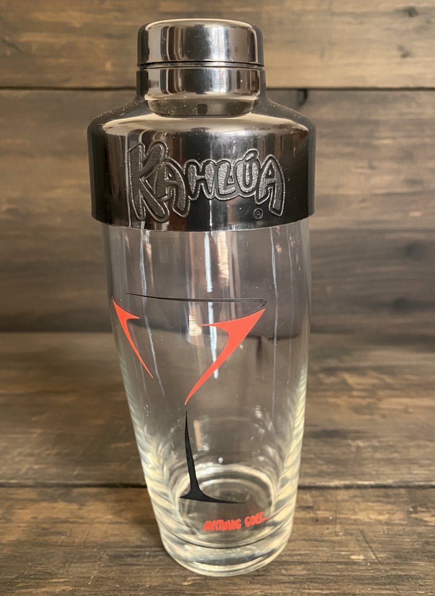 Vintage Kahlúa Coffee Liqueur Cocktail Shaker - Retro Barware