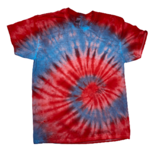 Fire & Ice Spiral Tie-Dye T-Shirt