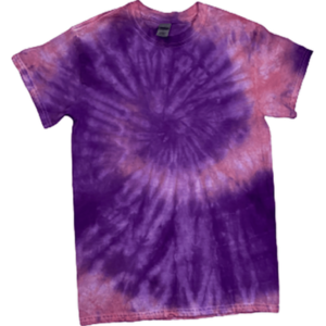 Cosmic Purple & Pink Tie-Dye T-Shirt | Galaxy Spiral Tee