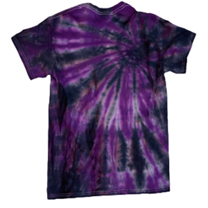 Nightshade Purple & Black Tie-Dye T-Shirt | Goth Tee