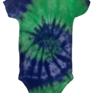 Little Earthling Spiral Tie-Dye Infant One Piece