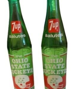 1973 Ohio State Buckeyes 7-Up Commemorative Bottles
