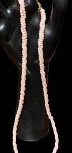 Classic Pink Pearl Torsade Necklace | Vintage Style