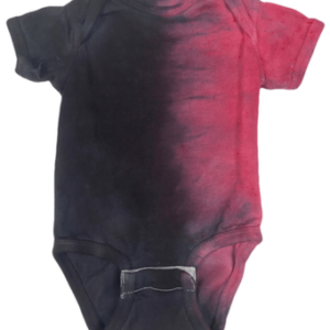 Pink & Black Split-Dye Infant One Piece | Little Rocker